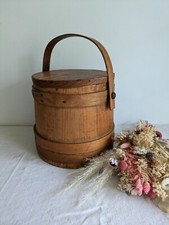 Vintage wooden firkin for sale  HINCKLEY