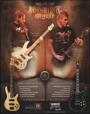 Banda Mastodon Troy Sanders Bill Kelliher 2008 Yamaha guitarra e baixo impressão de anúncio comprar usado  Enviando para Brazil