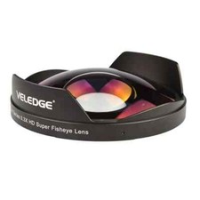 Lente olho de peixe ultra grande angular para gravador de vídeo filmadora 0,3X, com capa adaptadora, usado comprar usado  Enviando para Brazil