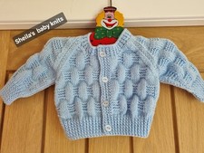 Hand knitted blue for sale  TROON
