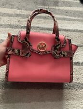 Torebka Michael Kors Carmen Różowa Damska Pasek Shopper na sprzedaż  PL