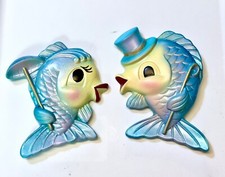 Chalkware fish wall for sale  Union