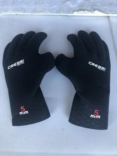 Luvas de mergulho/mergulho livre de neoprene Cressi Sub 5mm estado não usado tamanho grande comprar usado  Enviando para Brazil