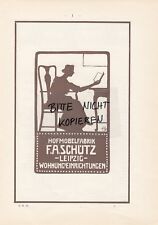 Leipzig werbung 1910 gebraucht kaufen  Leipzig