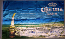 NOVO BAR ESPORTIVO BANDEIRA CERVEJA PRAIA CORONA 3x5 pés qualidade superior resistência ao desbotamento, usado comprar usado  Enviando para Brazil