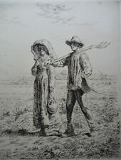 J.f.millet etching original for sale  SOUTHAMPTON