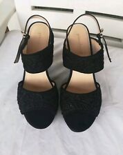 Sandali donna nero usato  Talla