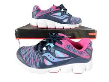 Tênis esportivo Saucony Kotaro 4 com cadarço feminino tamanho 4 W rosa azul comprar usado  Enviando para Brazil