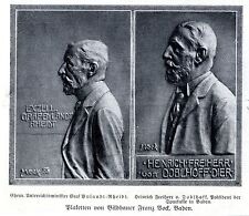 Plaketten bildhauer franz gebraucht kaufen  Hamburg