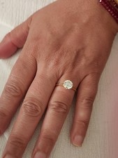 Bague solitaire carats d'occasion  Le Mans