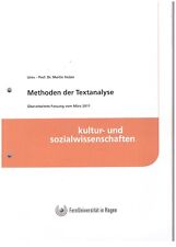 Methoden textanalyse kurs gebraucht kaufen  Münster