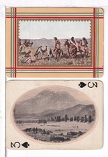 Cartão de jogo ferroviário único "Fred Harvey Co, FH 3" Bollhagen, Wide Souv, 1915 comprar usado  Enviando para Brazil