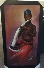 Usado, Linda pintura a óleo emoldurada autêntica sobre tela  comprar usado  Enviando para Brazil