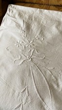 Vintage embroidered white for sale  LLANDUDNO