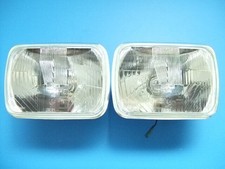 Farol quadrado Kusumi enferrujado Cibie 2 luzes carro antigo Shibie Toyota Treno Ae86 Ha comprar usado  Enviando para Brazil