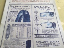 Swallow sidecars model for sale  BRIGHTON