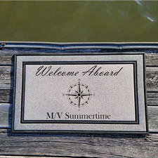 Personalized dock mat for sale  Chapin