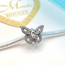 Charm farfalla zirconi usato  Paterno