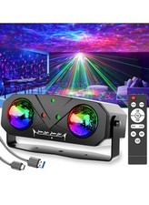 Luz de festa bola de discoteca luz de disco luz de DJ luz do oceano luz de estrela... comprar usado  Enviando para Brazil