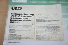 Ulo universal spannungsbegrenz gebraucht kaufen  Ronnenberg