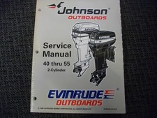 1997 UE Johnson Evinrude motor de popa 507265 40 - 55 hp 2 cilindros manual de fábrica, usado comprar usado  Enviando para Brazil