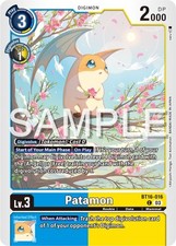 Digimon patamon bt16 for sale  SHEFFIELD