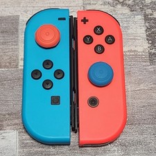 Par de Controle Joy-Con Oficial Nintendo Switch OEM Vermelho/Azul Testado Funcionando  comprar usado  Enviando para Brazil