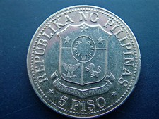 MONETA DA 5 PISO 1975 FILIPPINE BB/SPL comprar usado  Enviando para Brazil