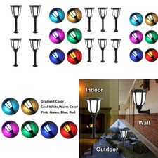 2-10 piezas Luz solar de jardín Luz de césped Decoración exterior LED Impermeable 6 colores segunda mano  Embacar hacia Mexico