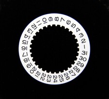 Genuíno Rolex 3135 3175 3185 16200 indicador de data branco roda disco relógio calibre comprar usado  Enviando para Brazil