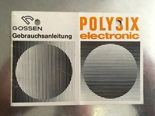 Gossen polysix manuel d'occasion  Expédié en France