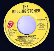 The Rolling Stones Emotional Rescue 45 rpm Down In The Hole prensagem canadense comprar usado  Enviando para Brazil