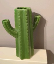 Green cactus vase for sale  EXMOUTH