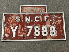 Plaque sncf locomotive d'occasion  Cergy-