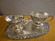 Versilbertes zucker milchservi gebraucht kaufen Versilbertes zucker milchservi gebraucht kaufen  Lippetal