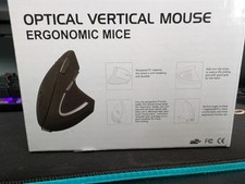 Mouse sem fio vertical ergonômico - 6 botões - 1600 DPI - USB recarregável / destro comprar usado  Enviando para Brazil