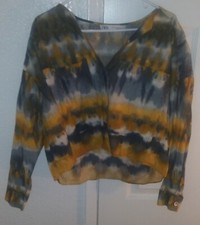 Blusa blusa Zara marca feita na Espanha tamanho XS feminina padrões coloridos EUA comprar usado  Enviando para Brazil