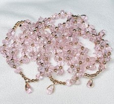 Lote por atacado 10 pulseiras 18K GP ouro rosa cristais rosa elástico revenda fornecedor comprar usado  Enviando para Brazil