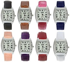 Relógio analógico feminino Censi prata diamante pulseira de couro ecológico quartzo japonês comprar usado  Enviando para Brazil