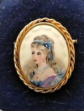 Ancienne broche porcelaine d'occasion  Cagnes-sur-Mer