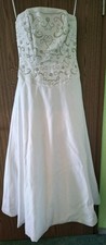 Brautkleid hochzeitskleid wei� gebraucht kaufen  Hasbergen