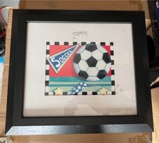 Soccer themed framed for sale  Plano