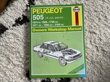 Peugeot 505 haynes for sale  Peterborough
