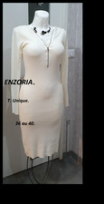 Robe pull écru d'occasion  Bouzonville
