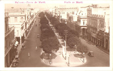 Cartão postal Havana Cuba Paseo de Marti A Picturesque Promenade comprar usado  Enviando para Brazil