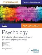 Usado, Guia do Aluno de Psicologia AQA 1: Tópicos introdutórios em psicologia (inclui psyc comprar usado  Enviando para Brazil