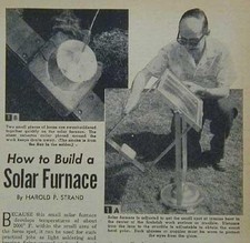 Solar furnace make for sale  Diamond Point