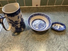 Large vintage blue for sale  BURTON-ON-TRENT