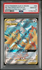 2019 POKEMON HIDDEN FATES 44 MOLTRES & ZAPDOS & ARTICUNO GX PSA 10 GEM W IDEALNYM STANIE na sprzedaż  Wysyłka do Poland