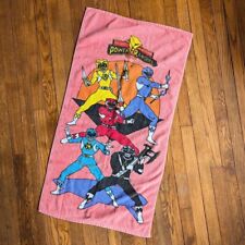 Toalha de banho vintage Mighty Morphin Power Rangers praia infantil piscina comprar usado  Enviando para Brazil